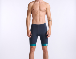 2XU Core 9 Inch Tri Shorts Blauw/groen Heren