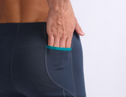2XU Core 9 Inch Tri Shorts Blauw/groen Heren -Goedkope Sport Glans Winkel 2xu core tri short 9 inch mt6439b idk wht 024