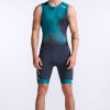 2XU Core Trisuit Mouwloos Blauw/groen Heren -Goedkope Sport Glans Winkel 2xu core trisuit mt6437d idk wht
