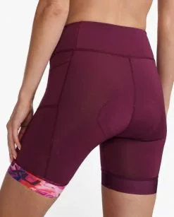 2XU Core 7 Inch Tri Shorts Roze Dames -Goedkope Sport Glans Winkel 2xu dames shorts wt6442b mul ftv 05
