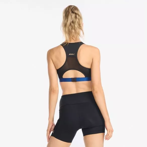 2XU Aero Tri Crop Zwart Dames 4 2XU Aero Tri Crop Zwart Dames - Afbeelding 2