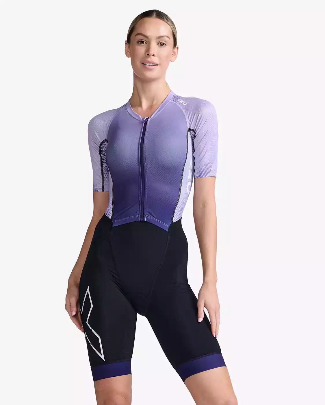 2XU Light Speed Trisuit Korte Mouw Paars Dames 3 2XU Light Speed Trisuit Korte Mouw Paars Dames