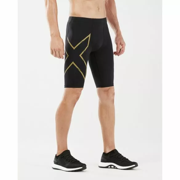 2XU MCS Run Compressie Shorts Zwart/goud Heren 5 2XU MCS Run Compressie Shorts Zwart/goud Heren - Afbeelding 3