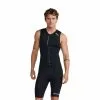 2XU Aero Front Zip Trisuit Mouwloos Zwart Heren