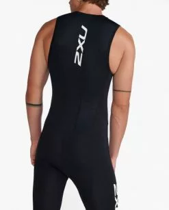 2XU Aero Front Zip Trisuit Mouwloos Zwart Heren 13 2XU Aero Front Zip Trisuit Mouwloos Zwart Heren -Goedkope Sport Glans Winkel 2xu trisuits heren aero front zip sleeveless mt6427d blk wht 06