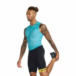 2XU Core Trisuit Mouwloos Blauw/zwart Heren 11 2XU Core Trisuit Mouwloos Blauw/zwart Heren -Goedkope Sport Glans Winkel 2xu trisuits heren core sleeveless mt6437d blk pac 03