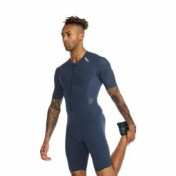 2XU Light Speed Tech Trisuit Korte Mouw Blauw Heren 11 2XU Light Speed Tech Trisuit Korte Mouw Blauw Heren -Goedkope Sport Glans Winkel 2xu trisuits heren light speed tech short sleeve mt6633d out wht 03