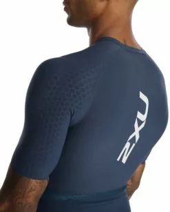 2XU Light Speed Tech Trisuit Korte Mouw Blauw Heren 15 2XU Light Speed Tech Trisuit Korte Mouw Blauw Heren -Goedkope Sport Glans Winkel 2xu trisuits heren light speed tech short sleeve mt6633d out wht 06