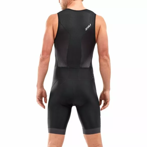 2XU Perform Mouwloos Trisuit Zwart Heren 4 2XU Perform Mouwloos Trisuit Zwart Heren - Afbeelding 2
