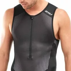 2XU Perform Mouwloos Trisuit Zwart Heren 9 2XU Perform Mouwloos Trisuit Zwart Heren -Goedkope Sport Glans Winkel 2xu trisuits heren perform mouwloos zwart sdw mt5526d 03 high