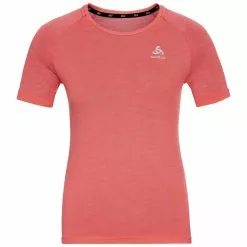 Odlo Blackcomb Ceramicool Hardloopshirt Korte Mouw Roze Dames