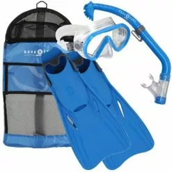 Aqua Lung Sport Santa Cruz Kids Snorkelset Maat S/M Blauw