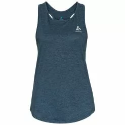 Odlo Run Easy Hardloopshirt Mouwloos Blauw Dames