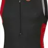 Castelli Free Tri Top Heren Zwart/rood 16069-231