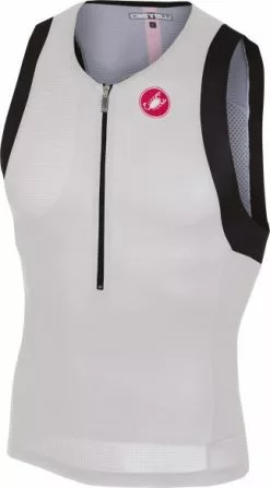 Castelli Free Tri Top Wit Heren