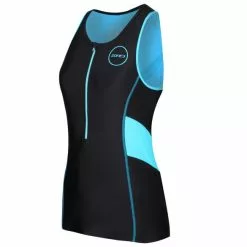 Zone3 Activate Tri Top Mouwloos Zwart/blauw Dames