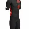 Compressport Aero Korte Mouw Trisuit Zwart Heren -Goedkope Sport Glans Winkel aero ss trisuit m black red 01