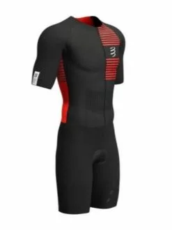 Compressport Aero Korte Mouw Trisuit Zwart Heren