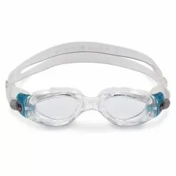 Aqua Sphere Kaiman Transparante Lens Small Fit Zwembril Aqua/wit -Goedkope Sport Glans Winkel aqua sphere kaiman transparante lens zilver 004