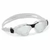 Aqua Sphere Kayenne Zwembril Transparante Lens Zilver -Goedkope Sport Glans Winkel aqua sphere kayenne wit transparant 003