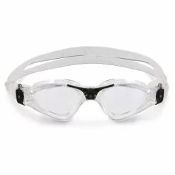 Aqua Sphere Kayenne Zwembril Transparante Lens Zilver -Goedkope Sport Glans Winkel aqua sphere kayenne wit transparant 004