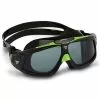 Aqua Sphere Seal 2.0 Smoke Lens Zwembril Zwart/groen -Goedkope Sport Glans Winkel aqua sphere seal 2