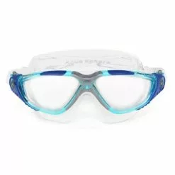 Aqua Sphere Vista Transparante Lens Zwembril Blauw -Goedkope Sport Glans Winkel aqua sphere vista blauwwit 004