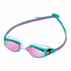 Aqua Sphere Fastlane Spiegellens Zwembril Turquoise/roze -Goedkope Sport Glans Winkel aqua sphere zwembril fastlane ep3170243lmp pink turquoise lmp 01
