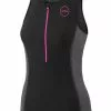 Zone3 Aquaflo Plus Mouwloos Tri Top Zwart Dames