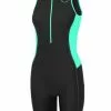 Zone3 Aquaflo Plus Mouwloos Trisuit Zwart/mint Dames 1 Zone3 Aquaflo Plus Mouwloos Trisuit Zwart/mint Dames -Goedkope Sport Glans Winkel aquaflo wmns mint suit front 01