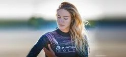 Aquaman Cell Gold Lange Mouw Wetsuit Dames -Goedkope Sport Glans Winkel aquaman dames gold wetsuit05