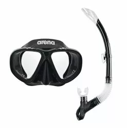 Arena Premium Snorkel Set Junior Zwart/clear