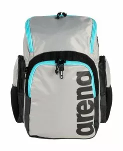Arena Spiky 3 35L Zwemtas Wit/blauw -Goedkope Sport Glans Winkel arena 005597 104 spiky iii backpack 35 005 f s