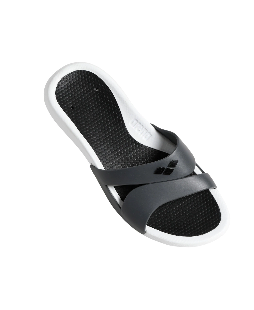 Arena Nina Badslippers Dames Wit/zwart 3 Arena Nina Badslippers Dames Wit/zwart