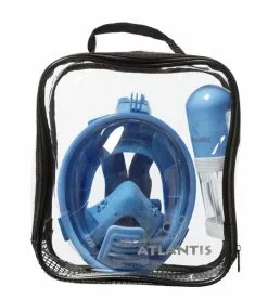 Atlantis 2.0 Kids Full Face Snorkelmasker Blauw -Goedkope Sport Glans Winkel atlantis 20 kids blue 5