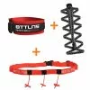 BTTLNS Triathlon Accessoires Voordeel Pakket Rood -Goedkope Sport Glans Winkel bttlns accessories combination 03 chipband numberbelt laces red 01