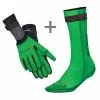 BTTLNS Neopreen Zwemsokken En Zwemhandschoenen Voordeelset Groen 2 BTTLNS Neopreen Zwemsokken En Zwemhandschoenen Voordeelset Groen -Goedkope Sport Glans Winkel bttlns neoprene accessories combi set 2 green low