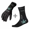 BTTLNS Neopreen Thermal Zwemhandschoenen En Zwemsokken Voordeelset Mint -Goedkope Sport Glans Winkel bttlns neoprene thermal accessories combi set 2 mint low