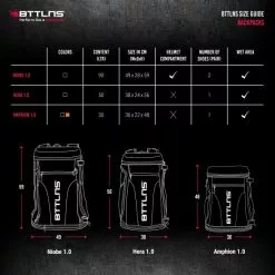 BTTLNS Amphion 1.0 Multifunctionele Rugtas 30 Liter Zwart -Goedkope Sport Glans Winkel bttlns size guide backpacks 11