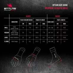 BTTLNS Neopreen Zwemsokken En Zwemhandschoenen Voordeelset Rood 12 BTTLNS Neopreen Zwemsokken En Zwemhandschoenen Voordeelset Rood -Goedkope Sport Glans Winkel bttlns size guide neoprene gloves socks 5