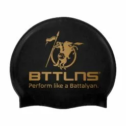 BTTLNS Absorber 2.0 Siliconen Badmuts Zwart/goud 11 BTTLNS Absorber 2.0 Siliconen Badmuts Zwart/goud -Goedkope Sport Glans Winkel bttlns swimcap absorber 20 black gold old 03