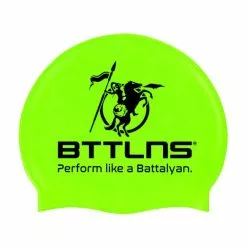 BTTLNS Siliconen Badmuts Neon-groen Absorber 2.0 -Goedkope Sport Glans Winkel bttlns swimcap absorber 20 green black old 03