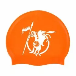 BTTLNS Siliconen Badmuts Oranje Absorber 2.0 -Goedkope Sport Glans Winkel bttlns swimcap absorber 20 orange white old 04