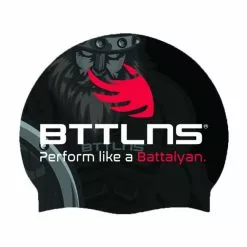 BTTLNS Absorber 2.0 Siliconen Badmuts Bloody Redbeard -Goedkope Sport Glans Winkel bttlns swimcap absorber 20 se bloody redbeard 04