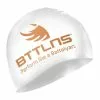 BTTLNS Absorber 2.0 Siliconen Badmuts Wit/goud -Goedkope Sport Glans Winkel bttlns swimcap absorber 20 white rose gold 01