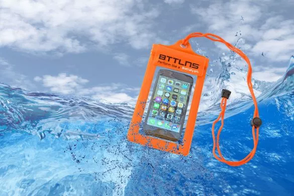 BTTLNS Waterdichte Telefoonhoes Iscariot 1.0 Oranje 4 BTTLNS Waterdichte Telefoonhoes Iscariot 1.0 Oranje - Afbeelding 2