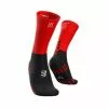 Compressport Mid Compression Hardloopsokken Zwart/rood -Goedkope Sport Glans Winkel calf compression sock