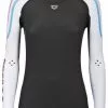 Arena Carbon Compression Long Sleeve Zwemshirt Dames -Goedkope Sport Glans Winkel carbon compression long sleeve w 3