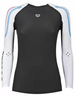 Arena Carbon Compression Long Sleeve Zwemshirt Dames