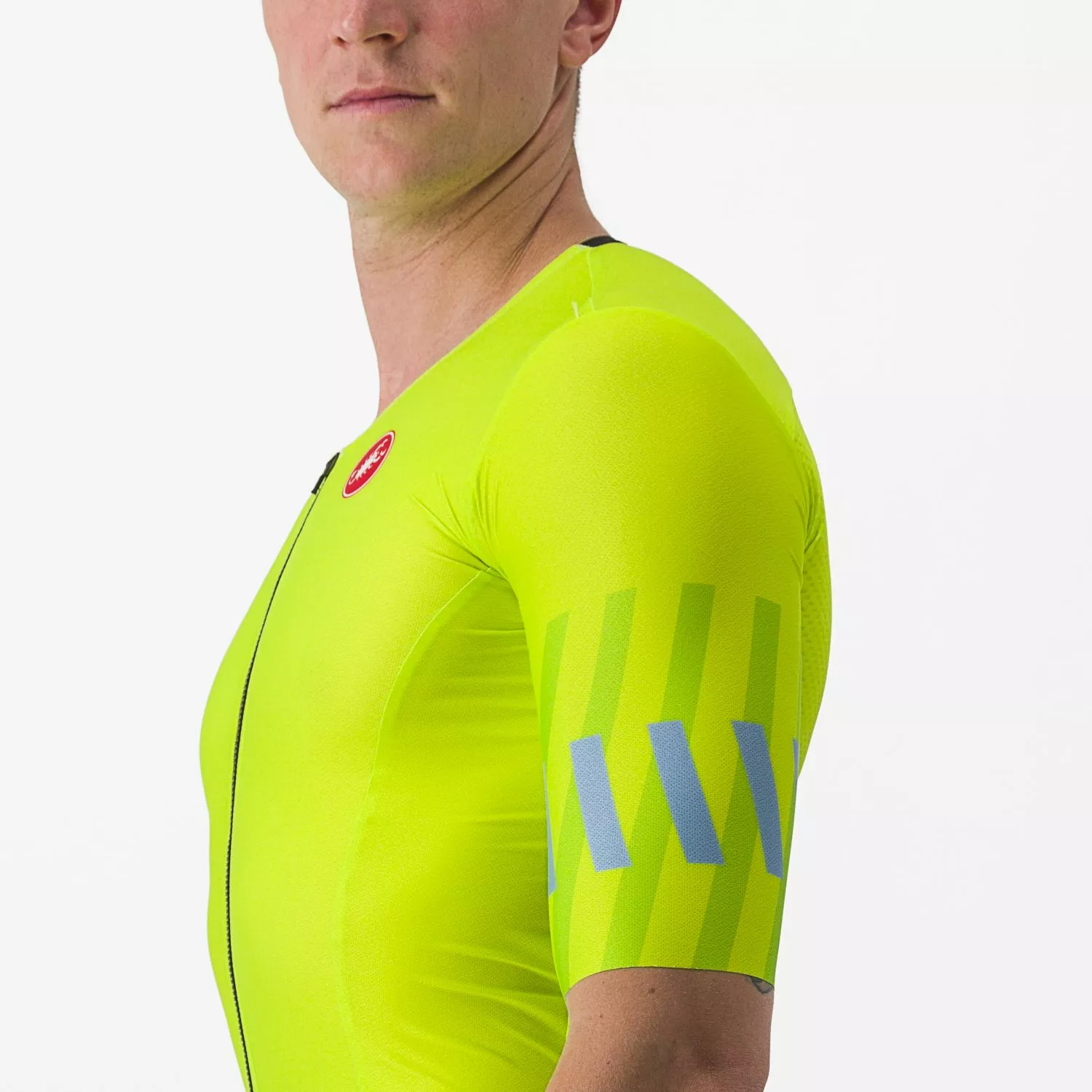 Castelli Free Speed 2 Race Tri Top Groen/geel Heren 5 Castelli Free Speed 2 Race Tri Top Groen/geel Heren - Afbeelding 3